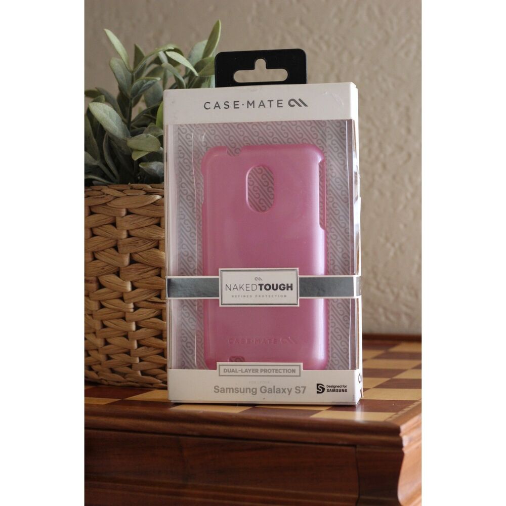 Casemate Galaxy S7 Pink NakedTough Phone Case Refined Protection New Dual Layer